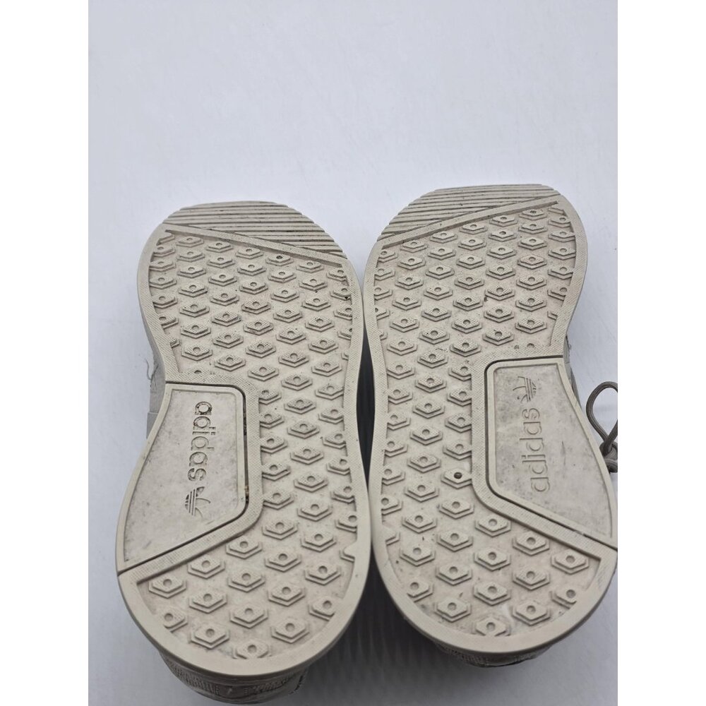 Adidas Originals Running Shoes boys 4 Beige x plr j Mesh Damaged Sneakers EE9876 - Picture 10 of 11